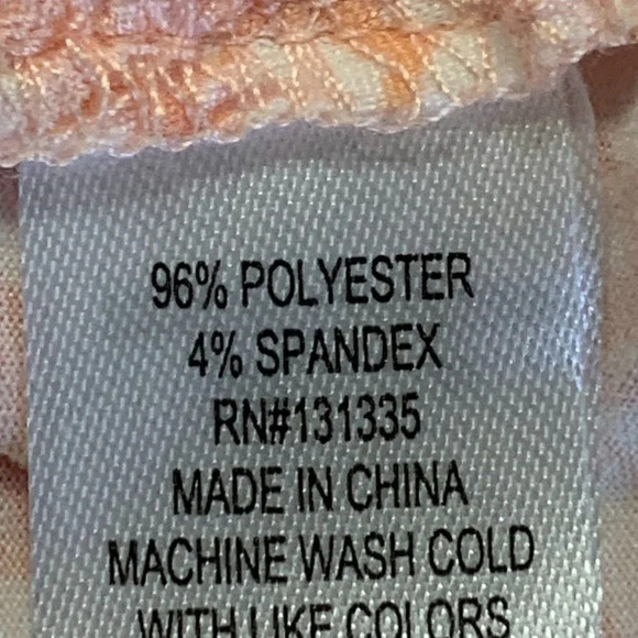 Walking On Sunshine Girl's Pale Orange Floral Elastic Waist Maxi Skirt SZ XL NWT - Picture 9 of 12